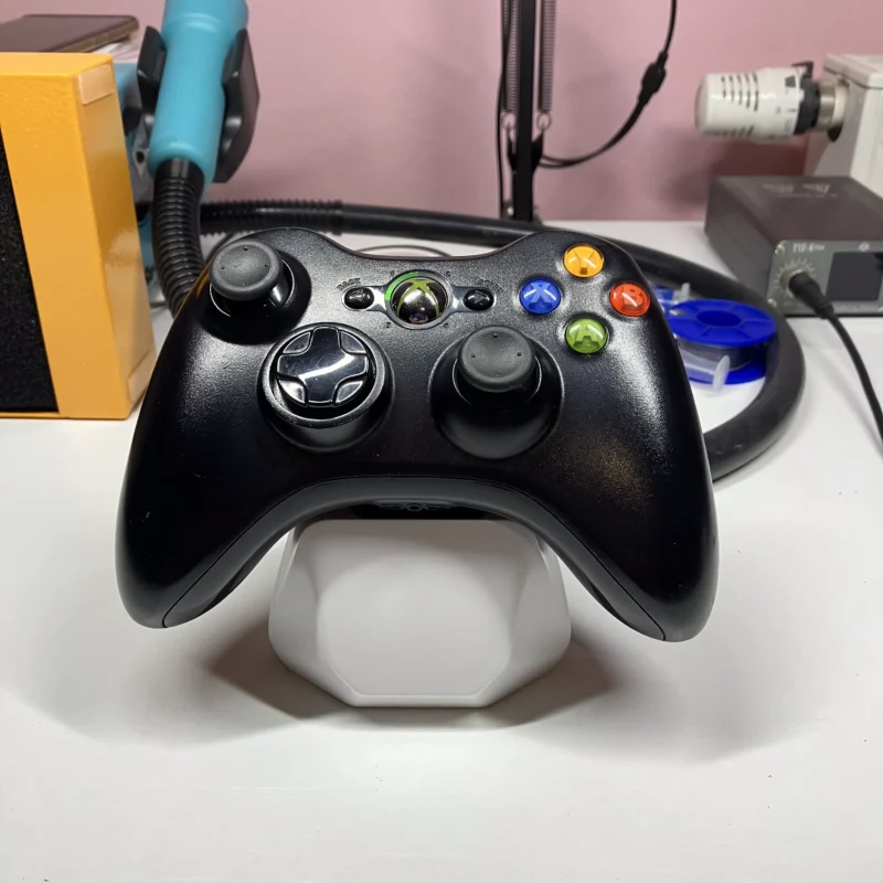 Odnowiony kontroler bezprzewodowy Xbox 360 Czarny